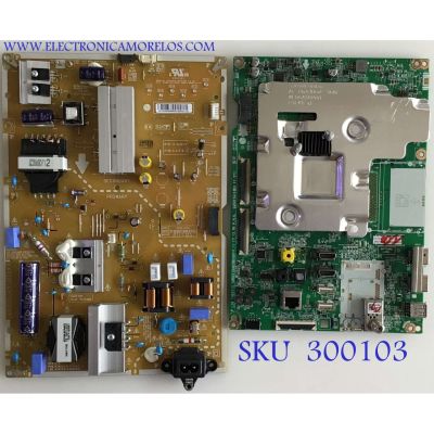 KIT DE TARJETAS PARA TV LG / MAIN EBT65139703 / EAX67861603(1.1) / FUENTE EAY64868601 / EAX67645601 (1.6) / PANEL LC650EQH (FL)(M2) / MODELO 65SK8000PUA.BUSWLJR